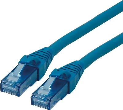 Produktbild von ROLINE Patchkabel Cat.6A UTP, Component Level, LSOH, blau, 2 m