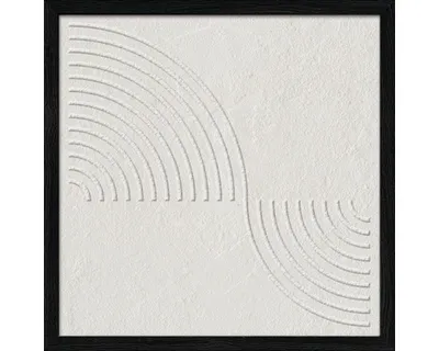 Produktbild von Gerahmtes Bild Stone Circles II 33x33 cm