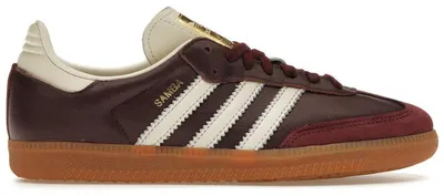 Produktbild von adidas Samba OG Maroon Gold Metallic (Women's) - EU 39 1/3