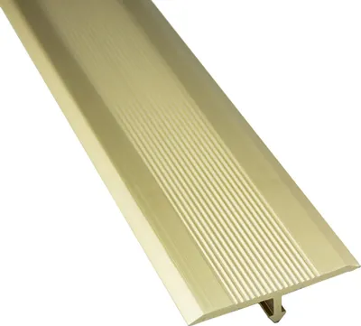 Produktbild von Alu T-Profil Übergangsschiene Übergangsprofil Laminat L270cm 40mm gold