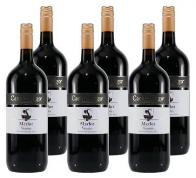 Produktbild von Casale Lago Merlot IGT -trocken- (6 x 1,5L)