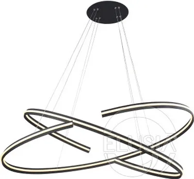 Produktbild von Alessia XL LED Leuchte, dimmbar und höhenverstellbar, Schwarz, 120x60x120 cm