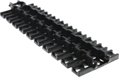 Produktbild von 10x Lego Technic Kettenglieder 1,5x3x1 schwarz Panzer Kette Glied 387326 15379 3873