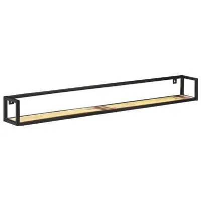 Produktbild von Hochwertige Wandregale 2 Stk. - 160 cm Altholz Massiv, Hängeschrank DE16265