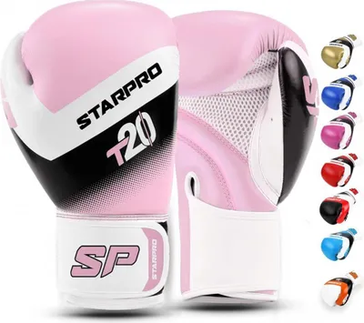 Produktbild von Starpro Boxhandschuhe 8oz für Harte Schläge & schnelles K.O. - Boxhandschuhe für Männer und Damen, ideal für Boxtraining und Wettkämpfe