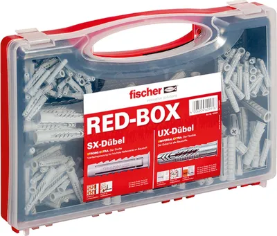 Produktbild von Fischer Dübelsortiment Red-Box UX/SX Sortimentsbox