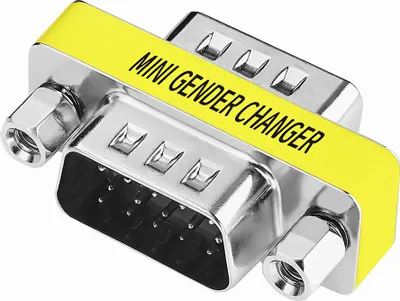 Produktbild von N07 S-VGA VGA D-SUB Verlängerung Adapter für PC Monitor Kabel Kupplung 15pin