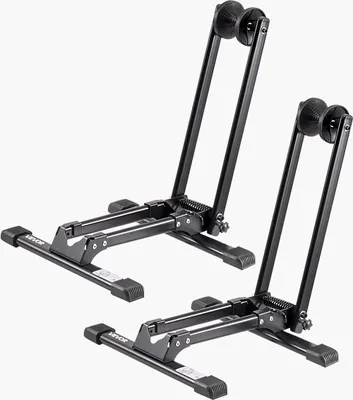 Image de Porte-vélos pliable pour vélos de montagne et de route de 20 à 29 pouces, lot de 2