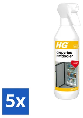 Produktbild von 5 x HG Gefrierschrank-Enteiser - 500 ml - Vorteilspackung - 5 Stücke