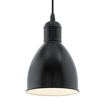 Produktbild von EGLO Priddy, Flexible Halterung, Schwarz, Weiß, Schwarz, Weiß, Stahl, Rund, IP20