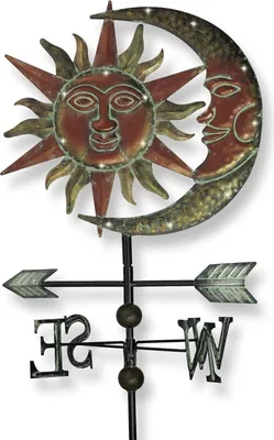 Zdjęcie produktu dla Solarna lampa ogrodowa Sun & Moon metal upgrade 100cm