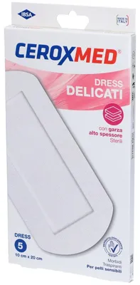 Produktbild von CEROTTI COMPRESSE CEROXMED DELICATI, 10 x 20 cm, 5 Stück