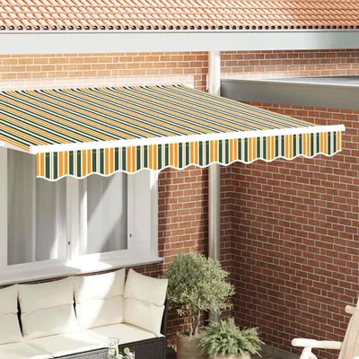 Immagine prodotto di Sostituzione della mantovana per tenda Verde e giallo 2,5 m