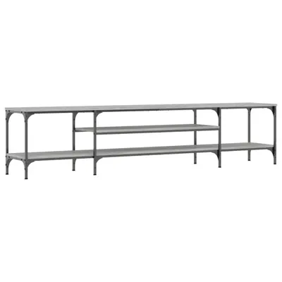 Produktbild von vidaXL TV-Schrank Grau Sonoma 201x35x45 cm Holzwerkstoff & Eisen