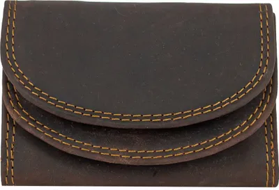 Produktbild von Hochwertige Damen und Herren Geldbörse aus Echtleder - Minimalistisch und funktional, mit RFID-Schutz und 7 Kartenfächern - Handlich Braun