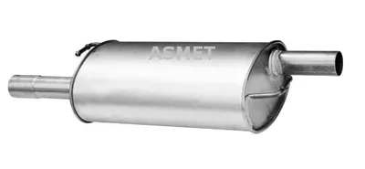 Produktbild von ASMET 04.110 Mittelschalldämpfer Schalldämpfer für VW Transporter V Bus (7HB, 7HJ, 7EB, 7EJ, 7EF, 7EG, 7HF, 7EC) Multivan V Transporter V Kastenwagen