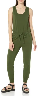 Productafbeelding van A. Essentials dames jumpsuit van badstof, met een binnenbeenlengte van 68,0 cm (verkrijgbaar in...)