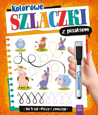 Produktbild von Buntes Gekritzel mit einem Marker Schreiben und Radieren ab 5 Jahren Anna Podgórska (Buch auf Polnisch)