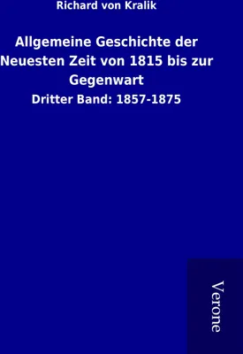 Produktbild von Allgemeine Geschichte der Neuesten Zeit von 1815 bis zur Gegenwart