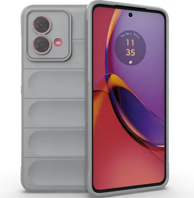 Produktbild von Handyhülle für Motorola Moto G84 Weich TPU Silikon Stossfest Anti-rutsch Hülle Grau
