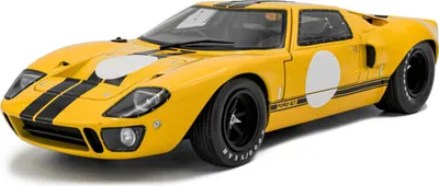 Zdjęcie produktu dla Solido model samochodu skala 1:18 Ford GT40 MK1 żółty 1968 S1803011