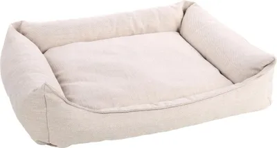 Produktbild von Flamingo Hundebett Baldar rechteckig beige, Maße: 100 x 80 x 25 cm