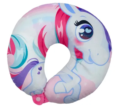 Produktbild von Nackenhörnchen-Kissen - Einhorn - 28x28x6 cm