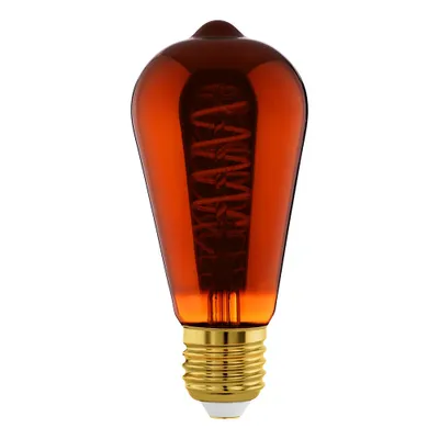 Produktbild von Eglo LED Spiral Filament Leuchtmittel Edison ST64 4W E27 Kupfer 30lm extra warmweiß 2000K DIMMBAR