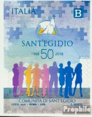 Produktbild von Briefmarken Italien 2018 Mi 4060 (kompl.Ausg.) postfrisch SantEgidio