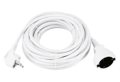 Produktbild von REV 0016100114, 10 m, Drinnen, Typ F, Type F (CEE 7/4), 1,5 mm², Weiß