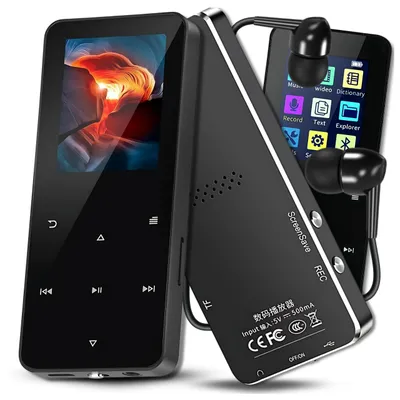 Obrázok produktu pre MP3/MP4 prehrávač 16 GB s Bluetooth, reproduktorom, rádiom, diktafónom, čítačkou a slúchadlami