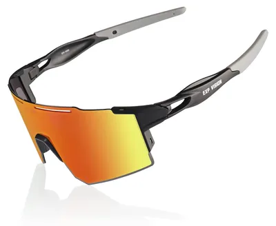 Immagine prodotto di Occhiali da ciclismo polarizzati - Protezione UV400 - Colore rosso