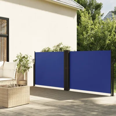 Immagine prodotto di Maison Exclusive - Tenda da sole laterale estensibile blu 120x600 cm