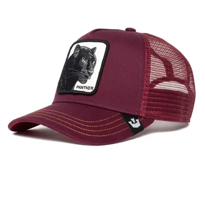 Produktbild von Goorin Bros. trucker cap baseballová čiapka mesh hat animal patch animal motiv, veľkosť:one-size, farba:Panther - wine red