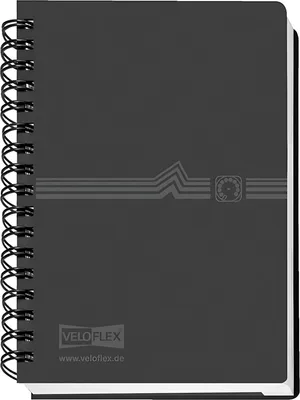 Obrázok produktu pre Veloflex® 5107 180 Telefónny špirálový zošit - A7, čierny