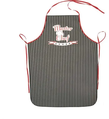 Produktbild von Küchenschürze Master Chef schwarz 62 x 82 cm