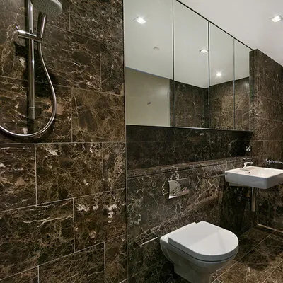 Immagine prodotto di 30x50 10m² Pavimento in Marmo Pietra Naturale Rivestimento Piastrelle Scuro Emperador Piastrella Nuovo