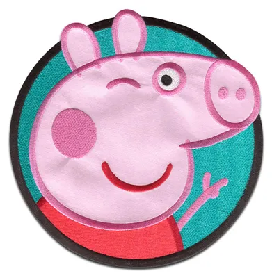 Obrázok produktu pre Comercial Mercera Peppa Wutz XL - nášivka, nažehľovačka, nažehľovačka, nášivka, nášivka, na nažehlenie, veľkosť: 17 x 18 cm