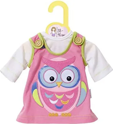 Produktbild von Zapf 870082 Dolly Moda Kleid mit Eule 38-46 cm