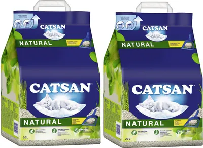 Produktbild von CATSAN® Natural Klumpstreu 2 x 20l