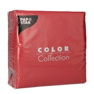 Obrázek produktu pro Papstar Prägeservietten bordeaux 33 cm x 33 cm 1 lagig 100 Stück