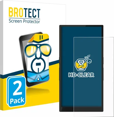 Produktbild von 2x Für Hiby R6 Pro II (2. Gen.) Schutzfolie BROTECT Displayschutz Display Schutz Folie Klar Transparent
