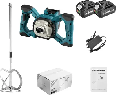 Produktbild von Betonmischer, bürstenloser Motor, 6 Geschwindigkeitsstufen, 2 BATTERIE