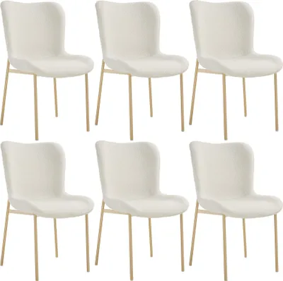 Produktbild von tectake® Polsterstuhl Tessa ergonomische Form mit hoher Rückenlehne 54 x 62 x 90 cm