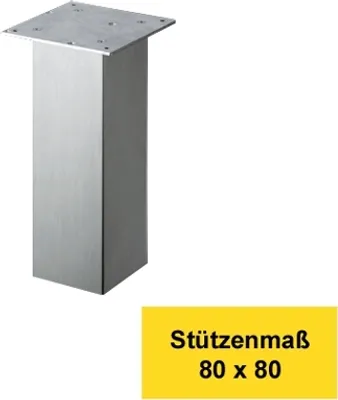 Produktbild von Naber Rhodos 1. Konsole, edelstahlfarbig, 170 mm  - Trag-/Stützelement
