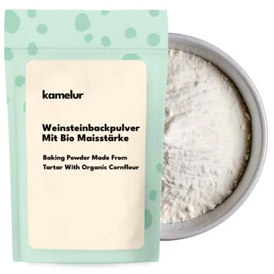 Produktbild von Kamelur® Weinsteinbackpulver mit Bio Maisstärke 500 g