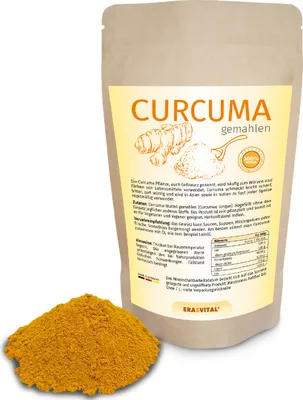 Produktbild von Kurkuma (Curcuma) 250 g Wurzelpulver