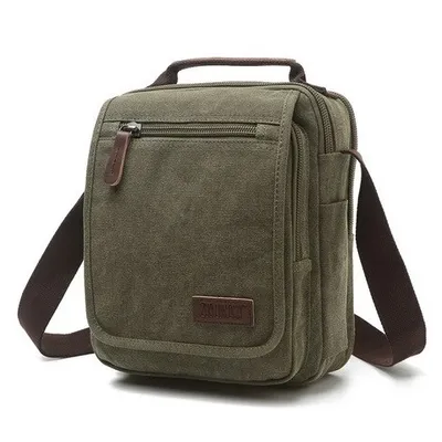 Zdjęcie produktu dla Męska Crossbody Torba ZUOLUNDUO - Zielona KP15420