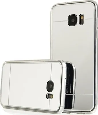 Produktbild von Glänzende Spiegelhülle für Samsung Galaxy S7 - Silber KP19666
