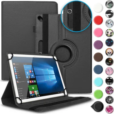 Produktbild von Tablet Tasche für Trekstor Surftab Y10 Hülle Cover Case Schutzhülle 360 Drehbar, Farben:Motiv 14